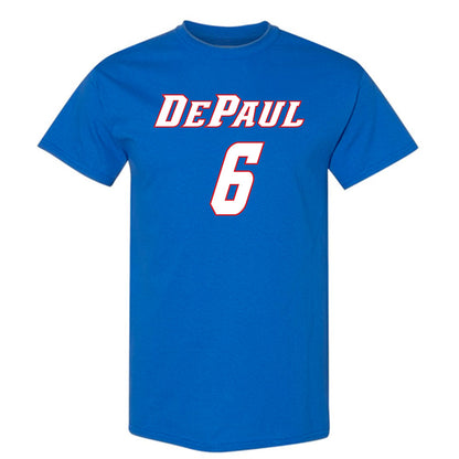 DePaul - NCAA Men's Basketball : Jonas Johnson - Classic Shersey T-Shirt-0