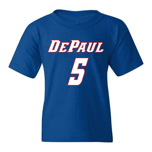 DePaul - NCAA Women's Basketball : Alayna West - Classic Shersey Youth T-Shirt