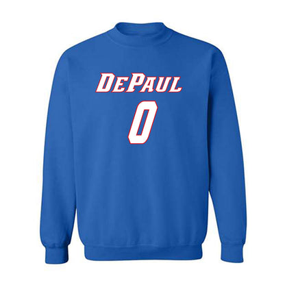 DePaul - NCAA Men's Basketball : Troy D'Amico - Classic Shersey Crewneck Sweatshirt-0