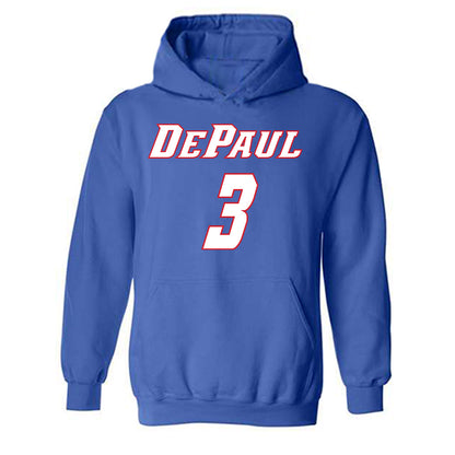 DePaul - NCAA Women's Basketball : Alayna West - Classic Shersey Hooded Sweatshirt-0