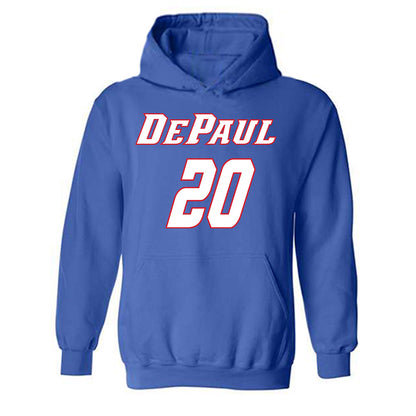 DePaul - NCAA Women's Basketball : Shakara McCline - Classic Shersey Hooded Sweatshirt-0