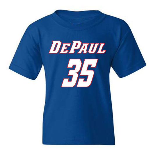 DePaul - NCAA Men's Basketball : NJ Benson - Classic Shersey Youth T-Shirt