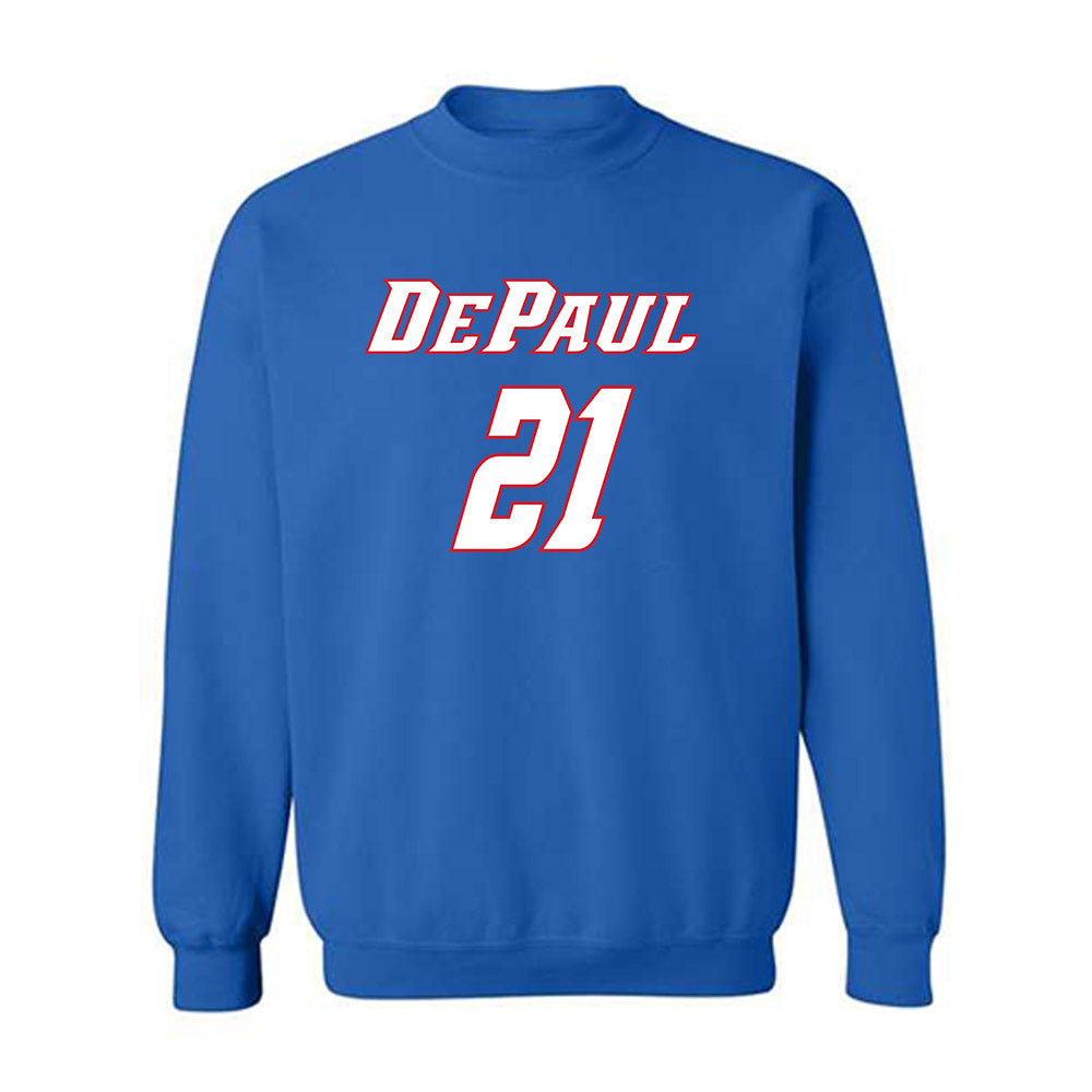 DePaul - NCAA Women's Basketball : Natiah Nelson - Classic Shersey Crewneck Sweatshirt-0