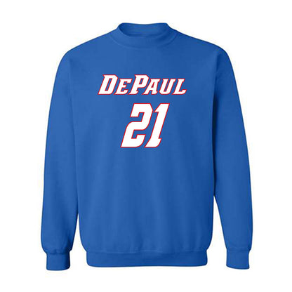 DePaul - NCAA Women's Basketball : Natiah Nelson - Classic Shersey Crewneck Sweatshirt-0