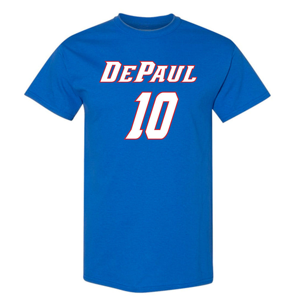 DePaul - NCAA Men's Basketball : Ilija Milijasevic - Classic Shersey T-Shirt-0