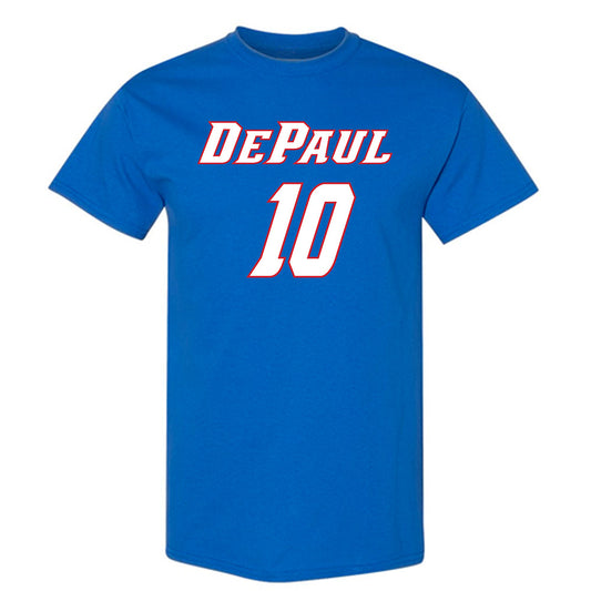 DePaul - NCAA Men's Basketball : Ilija Milijasevic - Classic Shersey T-Shirt-0