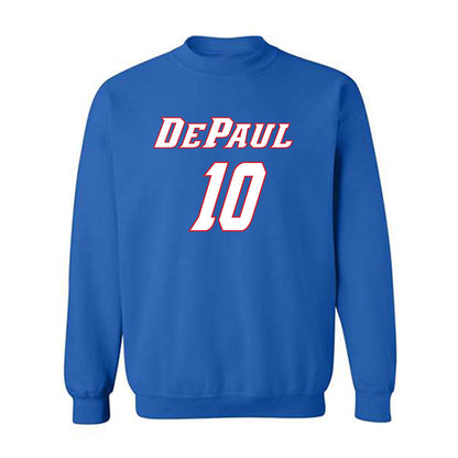 DePaul - NCAA Men's Basketball : Ilija Milijasevic - Classic Shersey Crewneck Sweatshirt-0