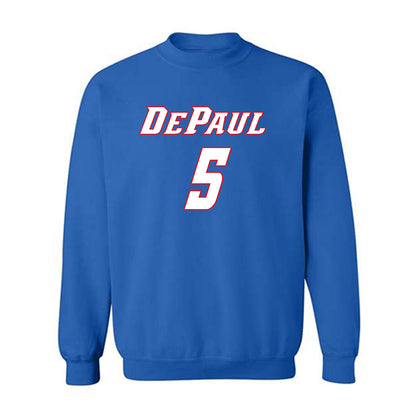 DePaul - NCAA Men's Basketball : RJ Smith - Classic Shersey Crewneck Sweatshirt-0