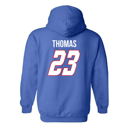 DePaul - NCAA Men's Basketball : David Thomas - Classic Shersey Hooded Sweatshirt