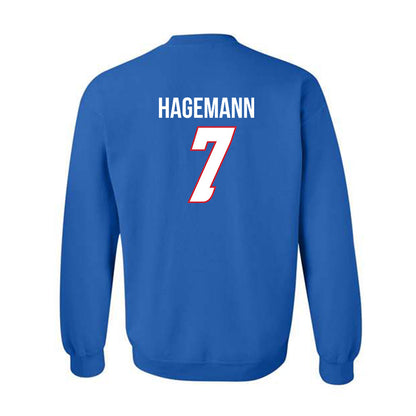 DePaul - NCAA Women's Basketball : Devin Hagemann - Classic Shersey Crewneck Sweatshirt-1