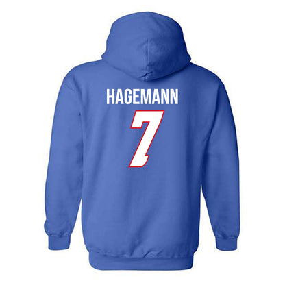 DePaul - NCAA Women's Basketball : Devin Hagemann - Classic Shersey Hooded Sweatshirt-1