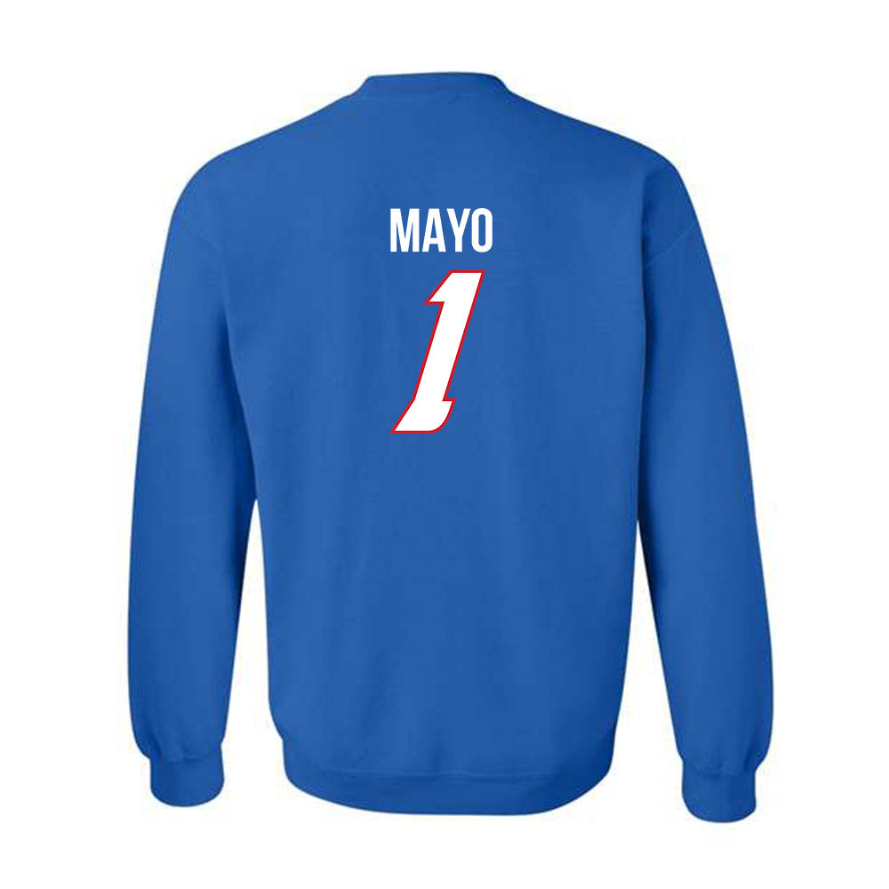 DePaul - NCAA Women's Basketball : Aizhanique Mayo - Classic Shersey Crewneck Sweatshirt-1