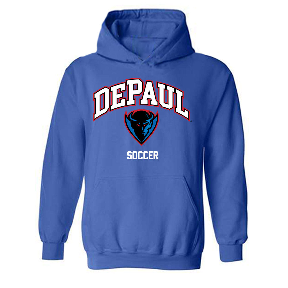 DePaul - NCAA Men's Soccer : Hayden Vostal - Classic Shersey Hooded Sweatshirt-0