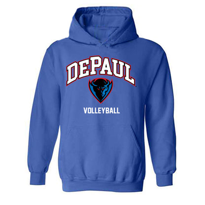 DePaul - NCAA Women's Volleyball : Morgan Stewart - Classic Shersey Hooded Sweatshirt-0