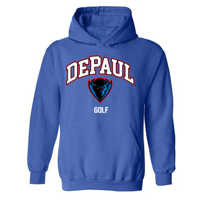 DePaul - NCAA Men's Golf : Billy Gneiser - Classic Shersey Hooded Sweatshirt-0