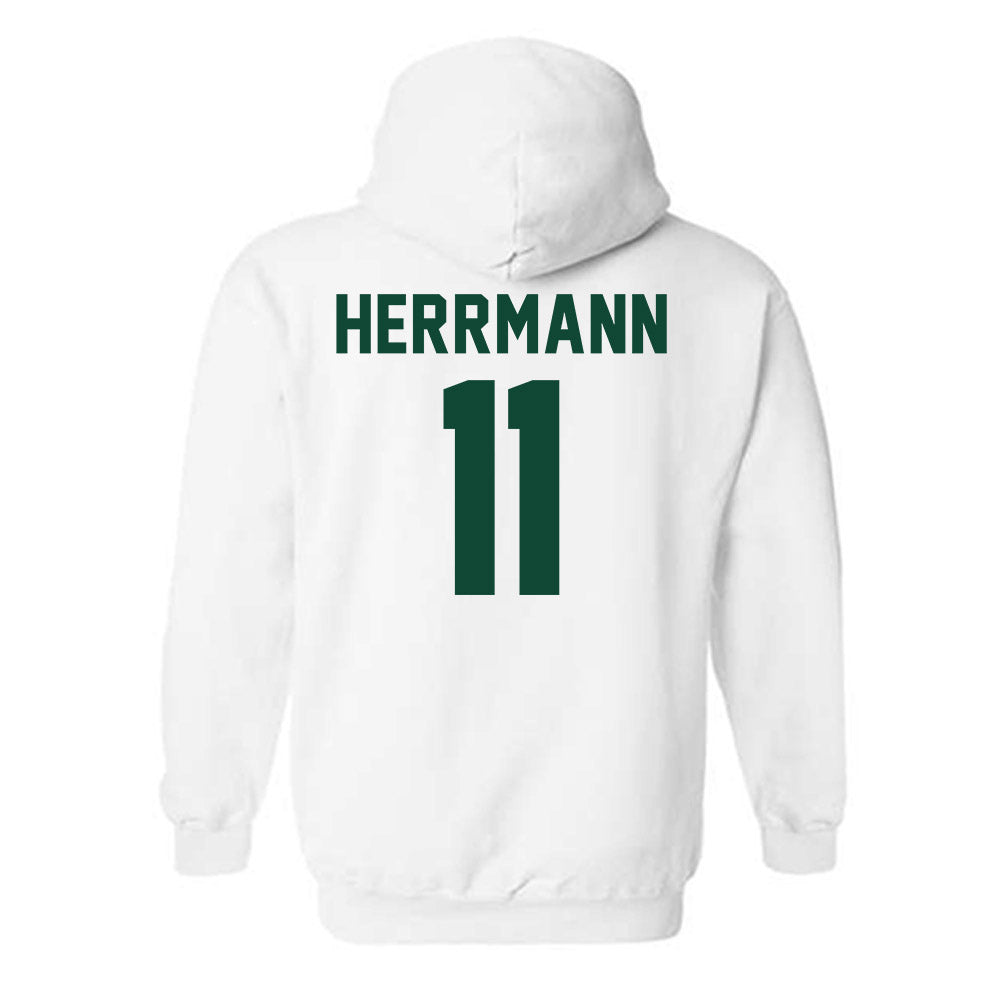Ohio - NCAA Football : Evan Herrmann - Sports Shersey Hooded Sweatshirt-1