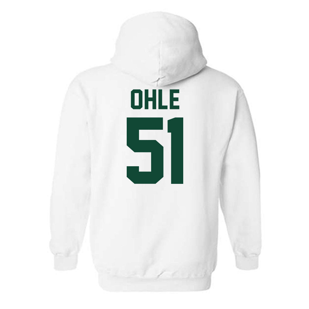 Ohio - NCAA Football : Maverick Ohle - Sports Shersey Hooded Sweatshirt-1