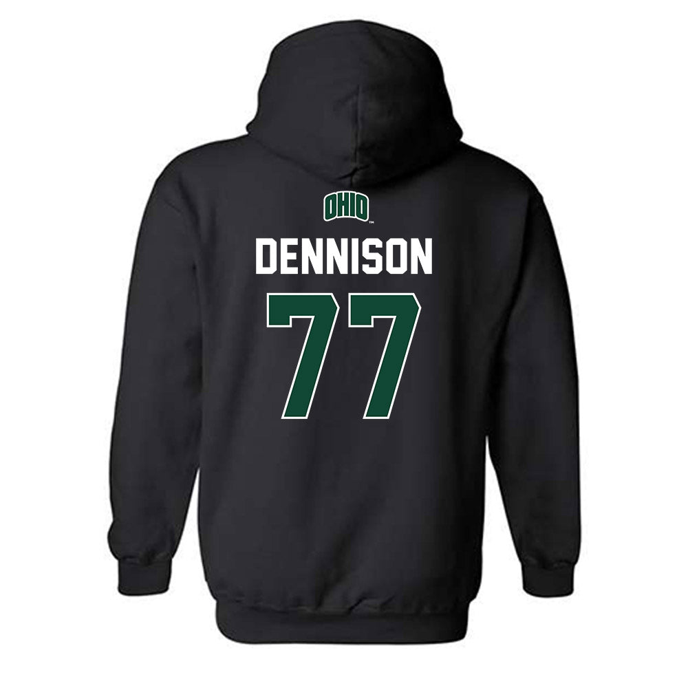 Ohio - NCAA Football : Jacob Dennison - Sports Shersey Hooded Sweatshirt