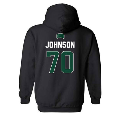 Ohio - NCAA Football : JJ Johnson - Sports Shersey Hooded Sweatshirt-1