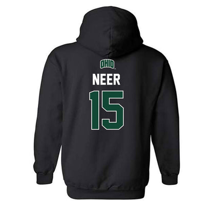 Ohio - NCAA Football : Riley Neer - Sports Shersey Hooded Sweatshirt-1