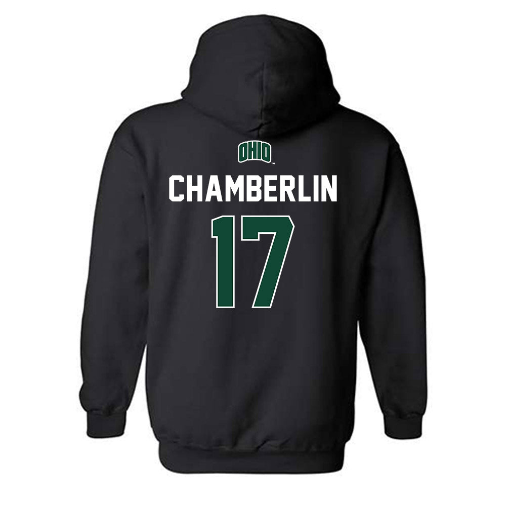 Ohio - NCAA Football : Caleb Chamberlin - Sports Shersey Hooded Sweatshirt-1