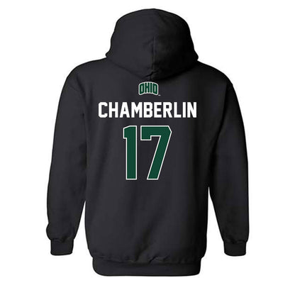 Ohio - NCAA Football : Caleb Chamberlin - Sports Shersey Hooded Sweatshirt-1