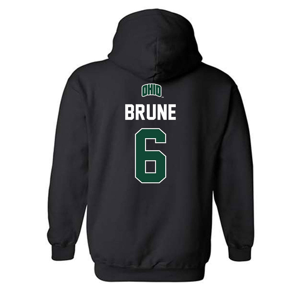 Ohio - NCAA Football : Duncan Brune - Sports Shersey Hooded Sweatshirt-1