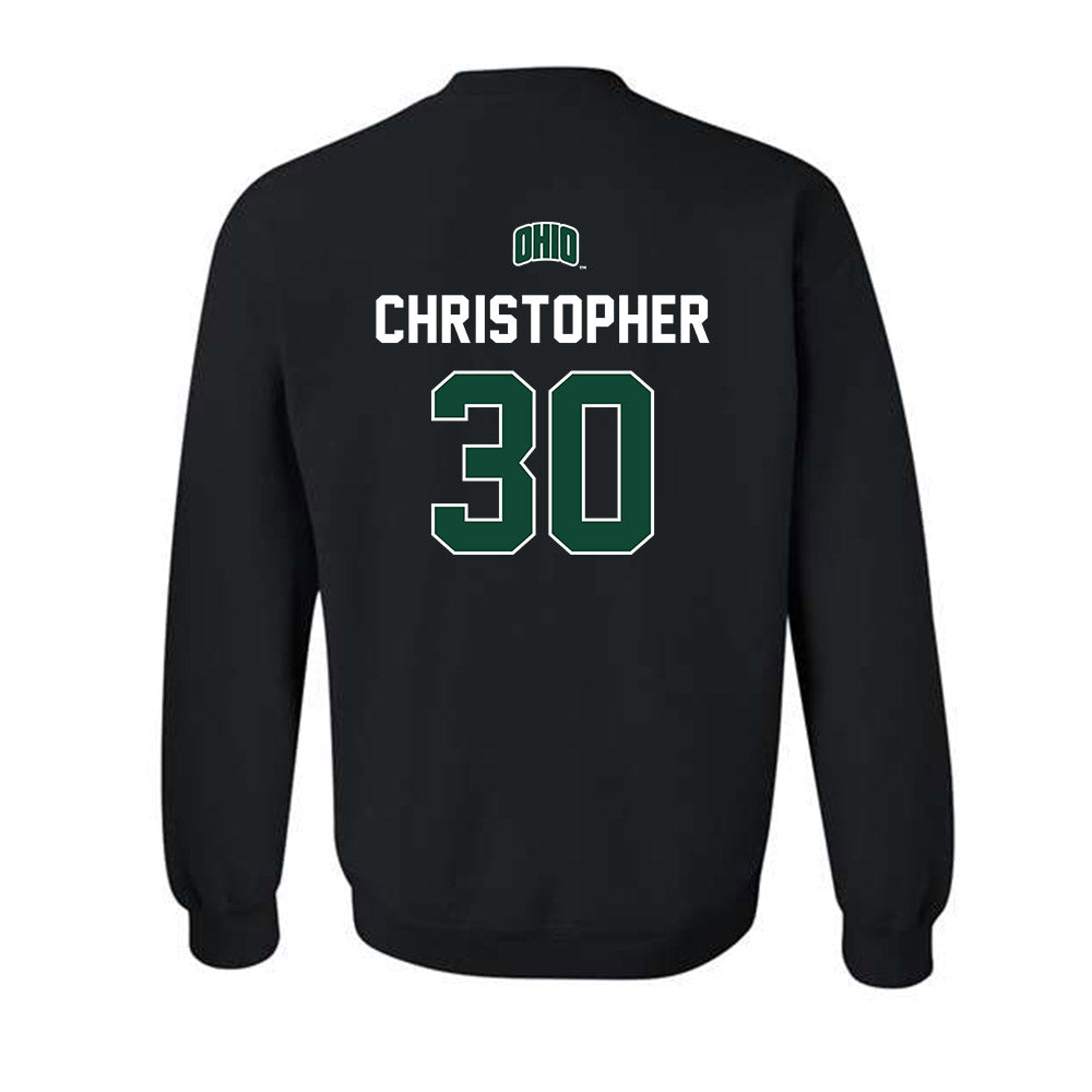 Ohio - NCAA Football : Charlie Christopher - Sports Shersey Crewneck Sweatshirt-1
