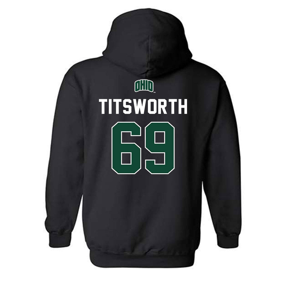 Ohio - NCAA Football : Parker Titsworth - Sports Shersey Hooded Sweatshirt