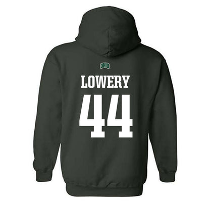 Ohio - NCAA Football : Aiden Lowery - Sports Shersey Hooded Sweatshirt-1