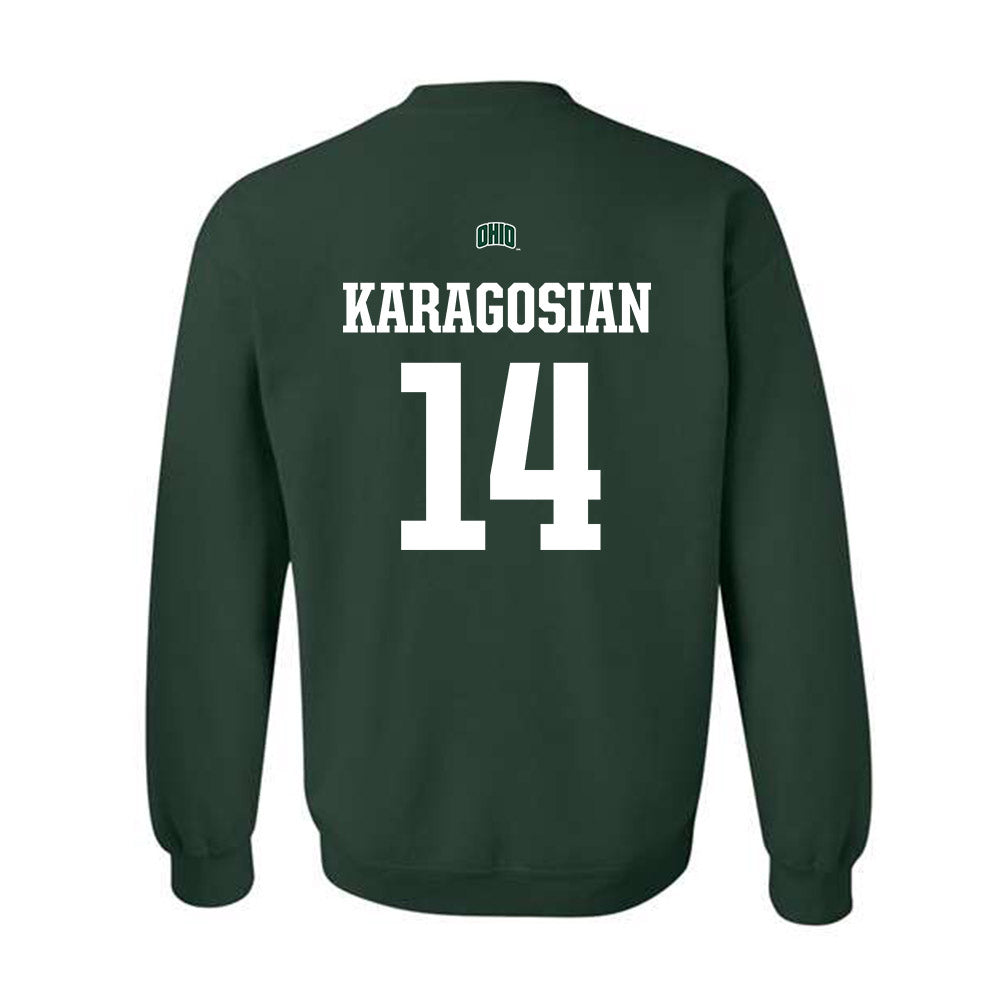 Ohio - NCAA Football : Xander Karagosian - Sports Shersey Crewneck Sweatshirt-1