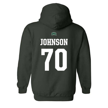 Ohio - NCAA Football : JJ Johnson - Sports Shersey Hooded Sweatshirt-1