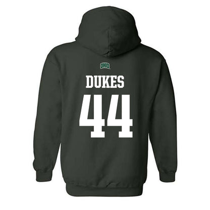 Ohio - NCAA Football : Nehemiah Dukes - Sports Shersey Hooded Sweatshirt-1