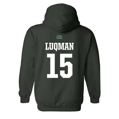Ohio - NCAA Football : Anas Luqman - Sports Shersey Hooded Sweatshirt-1