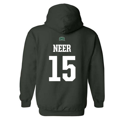 Ohio - NCAA Football : Riley Neer - Sports Shersey Hooded Sweatshirt-1
