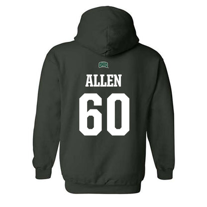 Ohio - NCAA Football : Trent Allen - Sports Shersey Hooded Sweatshirt-1