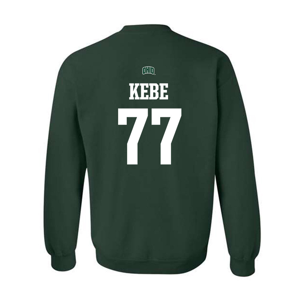 Ohio - NCAA Football : Ibrahim Kebe - Sports Shersey Crewneck Sweatshirt-1