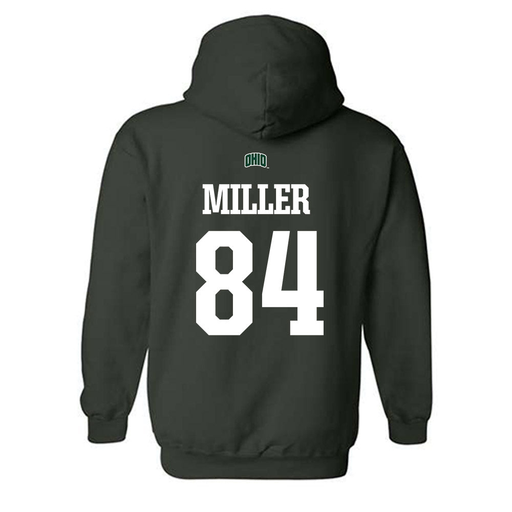 Ohio - NCAA Football : AJ Miller - Sports Shersey Hooded Sweatshirt-1