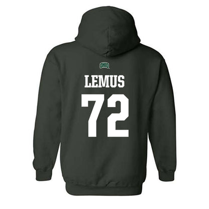 Ohio - NCAA Football : Jakob Lemus - Sports Shersey Hooded Sweatshirt-1
