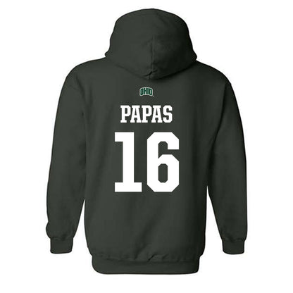 Ohio - NCAA Football : Matthew Papas - Sports Shersey Hooded Sweatshirt-1
