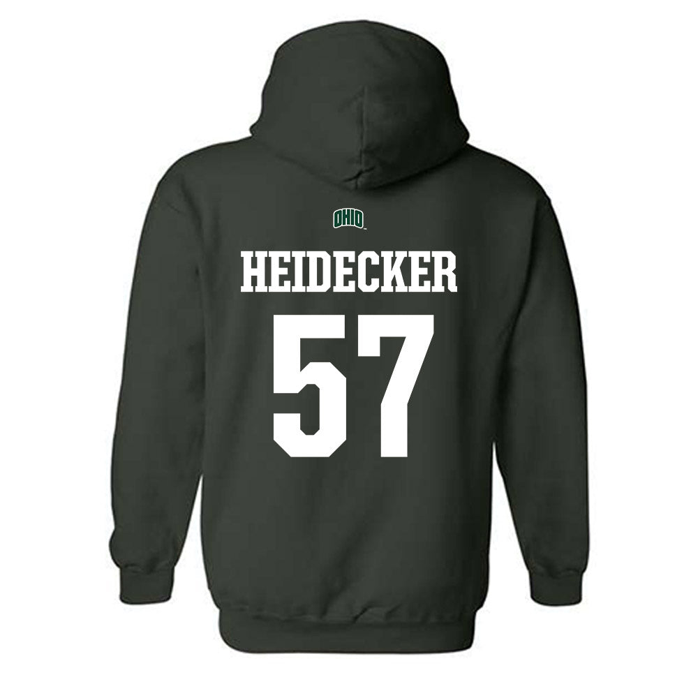 Ohio - NCAA Football : Carson Heidecker - Sports Shersey Hooded Sweatshirt