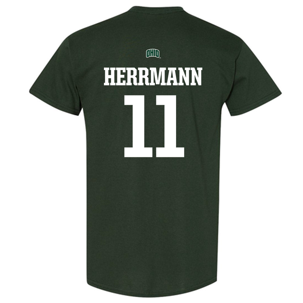 Ohio - NCAA Football : Evan Herrmann - Sports Shersey T-Shirt-1
