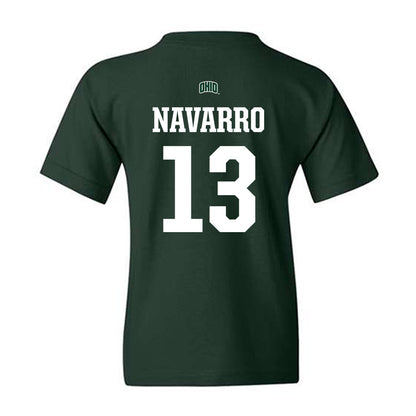 Ohio - NCAA Football : Parker Navarro - Sports Shersey Youth T-Shirt-1