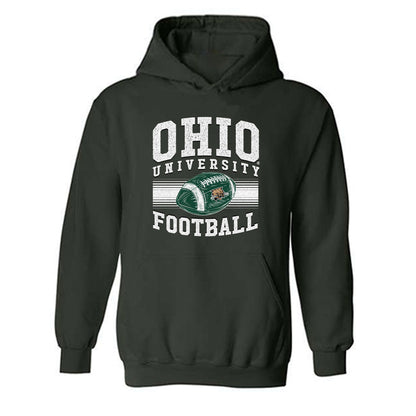 Ohio - NCAA Football : Caleb Chamberlin - Sports Shersey Hooded Sweatshirt-0