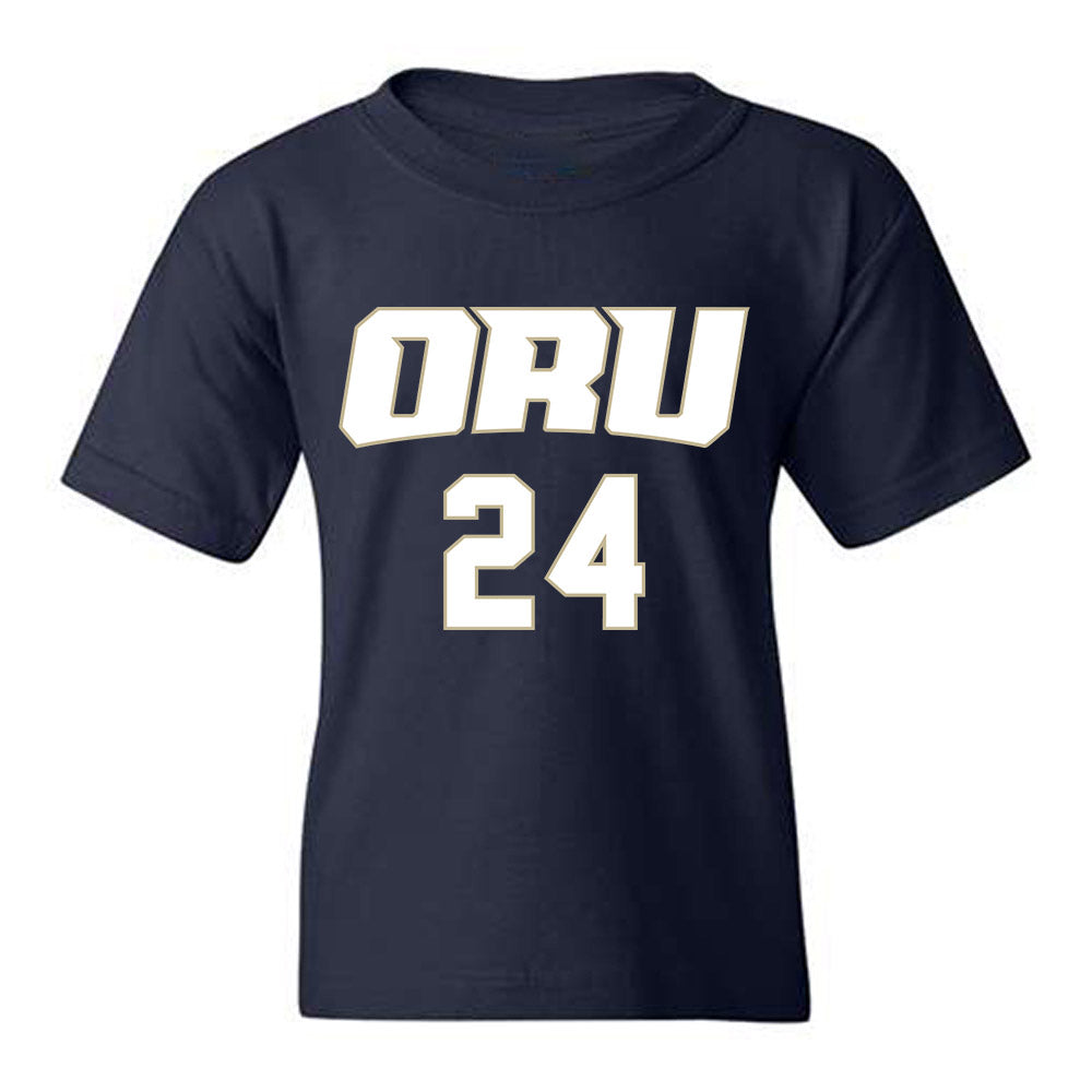 Oral Roberts - NCAA Men's Basketball : Josiah Moore - Classic Shersey Youth T-Shirt-0