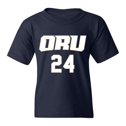 Oral Roberts - NCAA Men's Basketball : Josiah Moore - Classic Shersey Youth T-Shirt-0