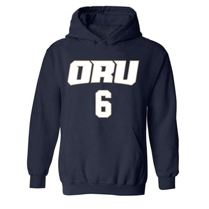 Oral Roberts - NCAA Men's Basketball : Cal Furnish - Classic Shersey Hooded Sweatshirt-0