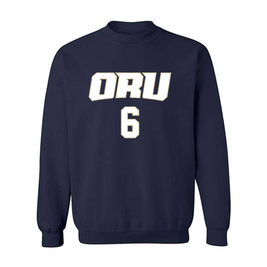 Oral Roberts - NCAA Men's Basketball : Cal Furnish - Classic Shersey Crewneck Sweatshirt-0