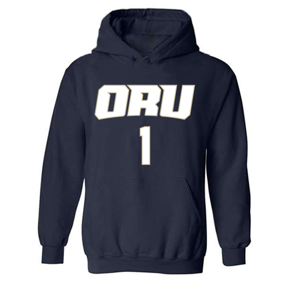 Oral Roberts - NCAA Women's Basketball : Zai Funches - Classic Shersey Hooded Sweatshirt-0