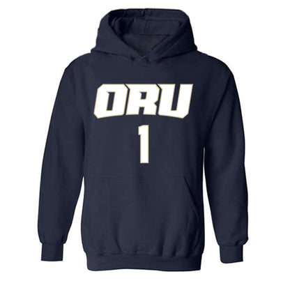 Oral Roberts - NCAA Women's Basketball : Zai Funches - Classic Shersey Hooded Sweatshirt-0